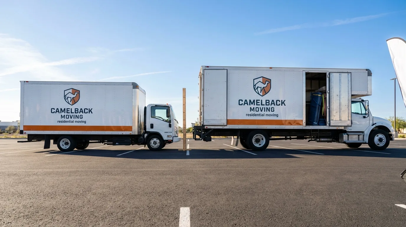 Moving truck size capacity guide in Centerfield
